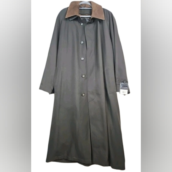 Preswick & Moore Other - Preswick & Moore Shell Trench Coat Men Long Cozy Coat Size 44 New/Tag WPL11403